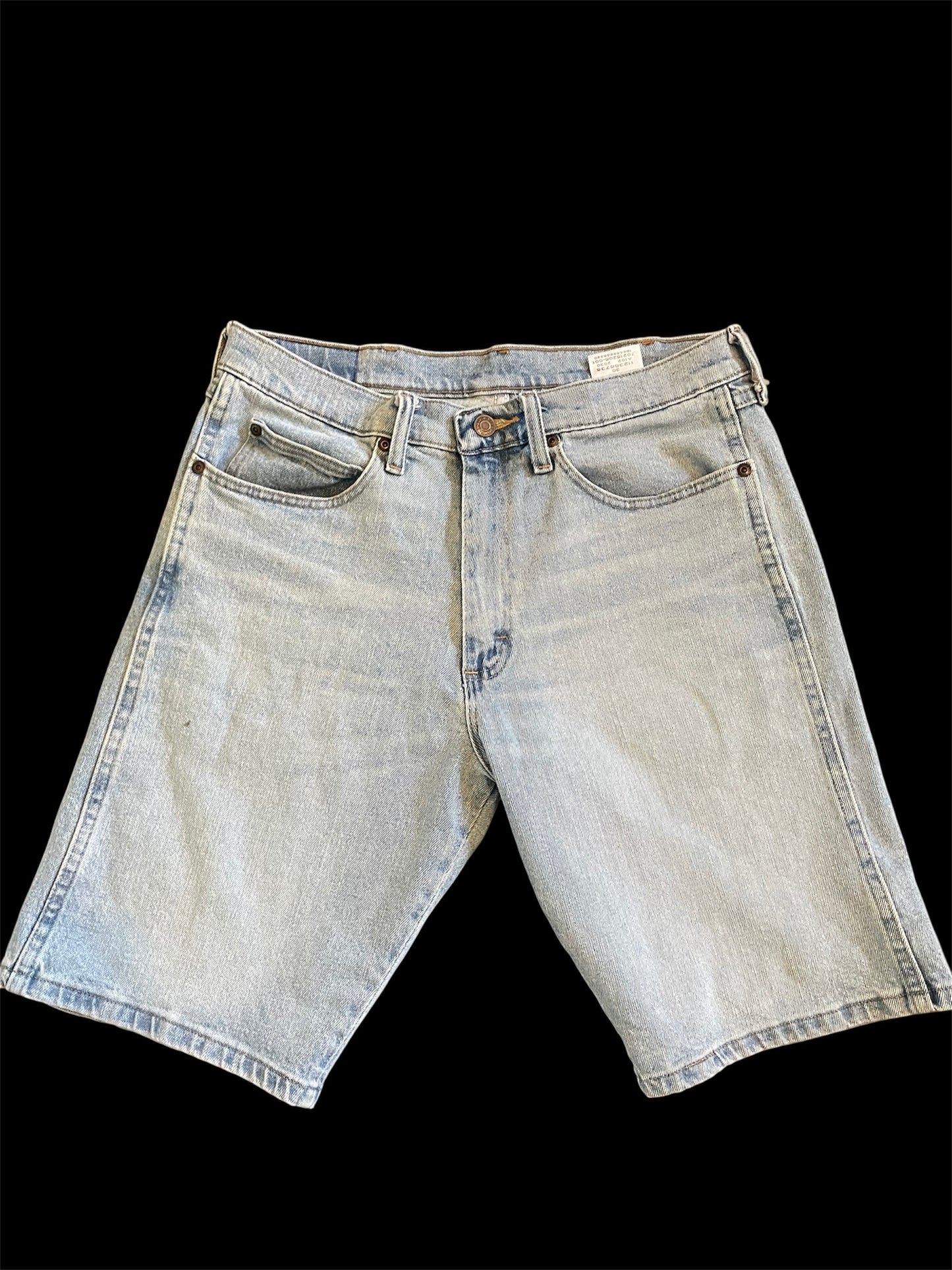 WIKID "BOLT YELLOW" JEAN SHORTS